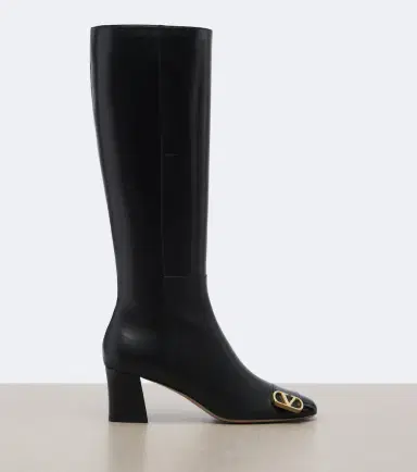 Valentino Garavani Veeside VLogo leather knee-high boots | Thumbnail 2