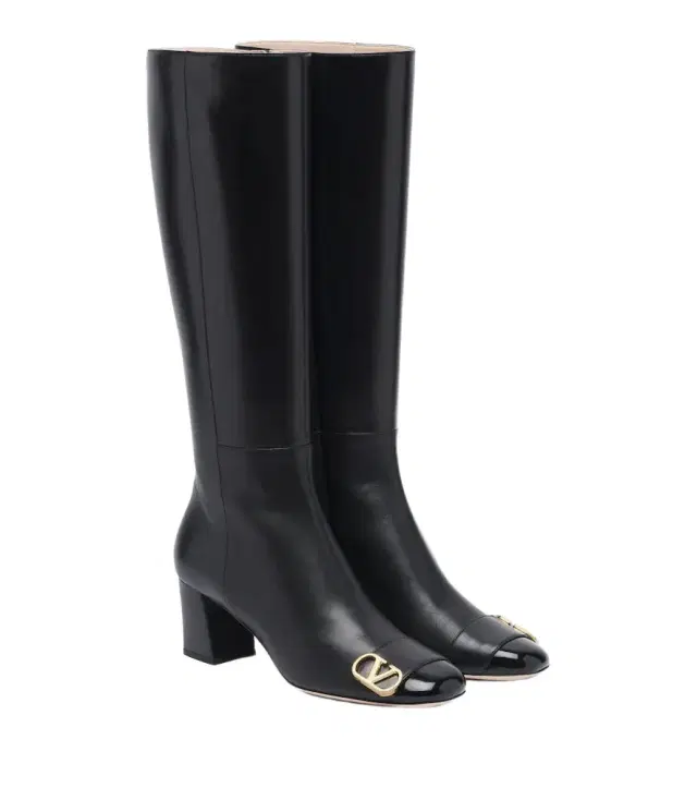 Valentino Garavani Veeside VLogo leather knee-high boots