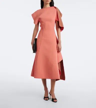Maticevski Diadem draped asymmetric midi dress | Thumbnail 2