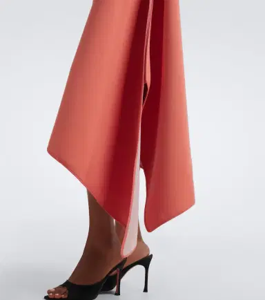 Maticevski Lash draped asymmetric midi dress | Thumbnail 2