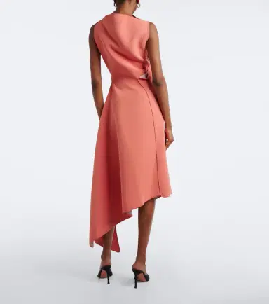 Maticevski Lash draped asymmetric midi dress | Thumbnail 3