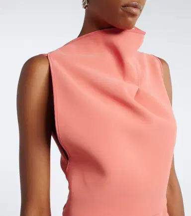 Maticevski Lash draped asymmetric midi dress | Thumbnail 4