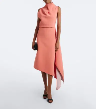 Maticevski Lash draped asymmetric midi dress | Thumbnail 5