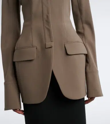 Mugler Wool-blend jacket | Thumbnail 3 Mugler Wool-blend jacket | Thumbnail 3