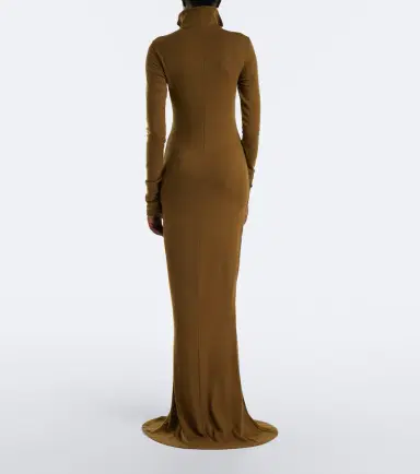 Mugler Wool-blend jersey polo dress | Thumbnail 2
