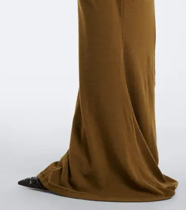 Mugler Wool-blend jersey polo dress | Thumbnail 5