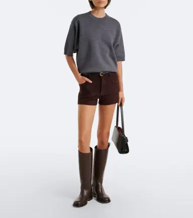 STOULS Roxie suede shorts | Thumbnail 4 STOULS Roxie suede shorts | Thumbnail 4