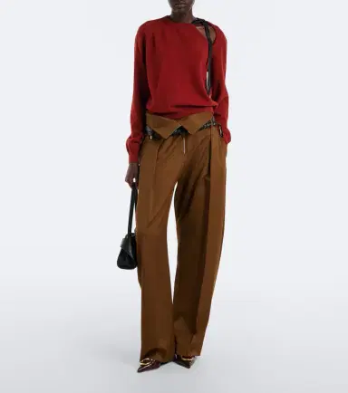 Ferragamo Cutout wool and cashmere-blend sweater | Thumbnail 3 Ferragamo Cutout wool and cashmere-blend sweater | Thumbnail 3