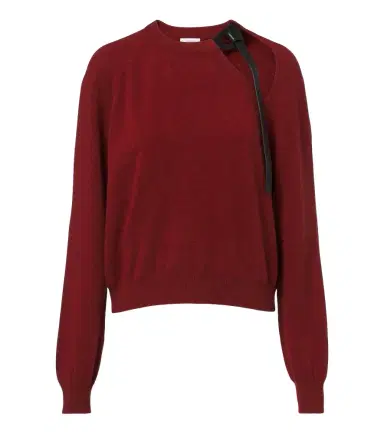 Ferragamo Cutout wool and cashmere-blend sweater | Thumbnail 1 Ferragamo Cutout wool and cashmere-blend sweater | Thumbnail 1