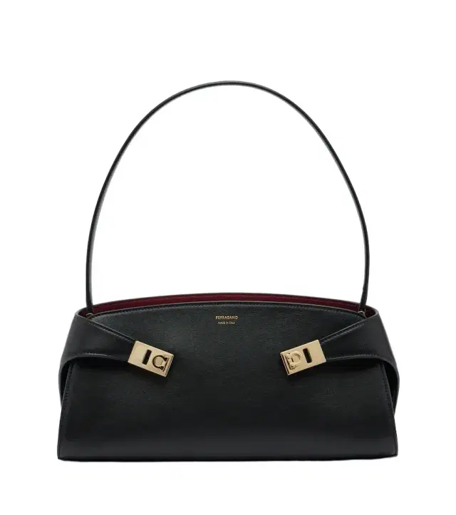 Ferragamo Hug East-West Small leather shoulder bag
