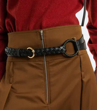 Ferragamo Gancini braided leather belt | Thumbnail 3
