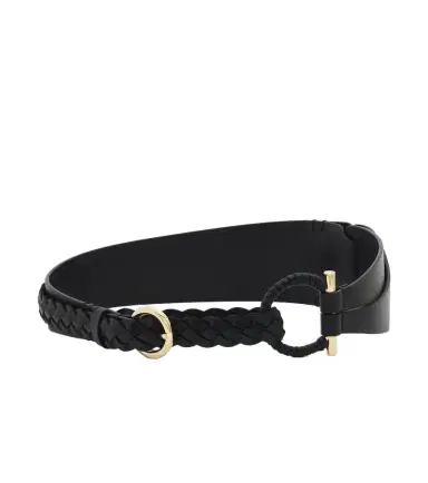 Ferragamo Gancini braided leather belt | Thumbnail 1