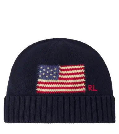Polo Ralph Lauren Kids Intarsia cotton beanie | Thumbnail 1