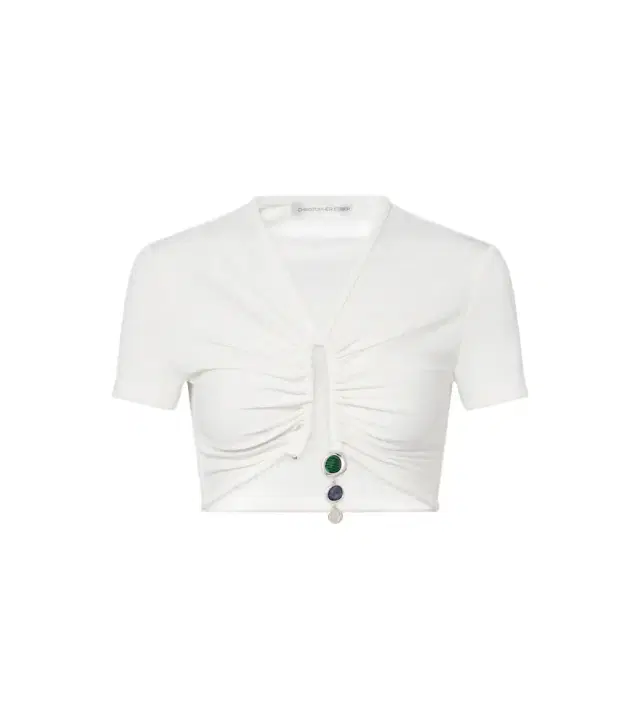 Christopher Esber Embellished crop top