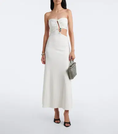 Christopher Esber Embellished cutout jersey maxi dress | Thumbnail 3 Christopher Esber Embellished cutout jersey maxi dress | Thumbnail 3