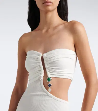 Christopher Esber Embellished cutout jersey maxi dress | Thumbnail 5 Christopher Esber Embellished cutout jersey maxi dress | Thumbnail 5