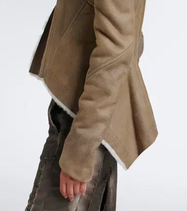 Rick Owens Naska shearling-lined leather jacket | Thumbnail 4 Rick Owens Naska shearling-lined leather jacket | Thumbnail 4