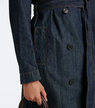 Dries Van Noten Denim trench coat | Thumbnail 2 Dries Van Noten Denim trench coat | Thumbnail 2