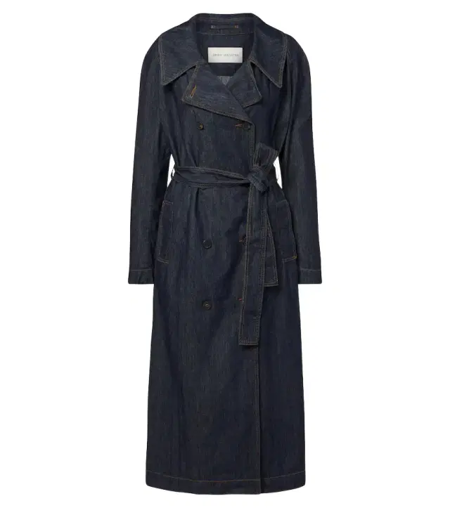 Dries Van Noten Denim trench coat