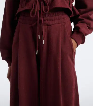 Dries Van Noten Wide-leg cotton jersey sweatpants | Thumbnail 6