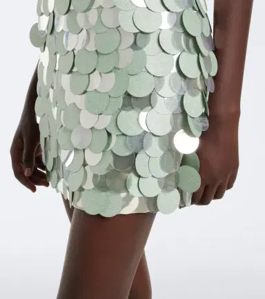 Retrofête Retrofête Briggs sequined halterneck minidress | Thumbnail 2