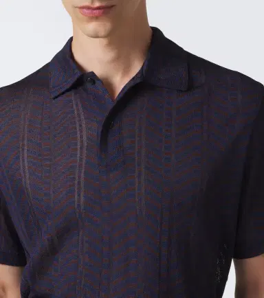 Missoni Greek Key knitted polo shirt | Thumbnail 4
