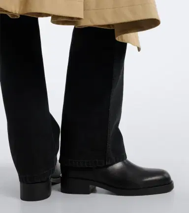 Burberry Huntley Check leather ankle boots | Thumbnail 6 Burberry Huntley Check leather ankle boots | Thumbnail 6