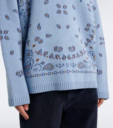 Alanui Bandana Jacquard virgin wool sweater | Thumbnail 2