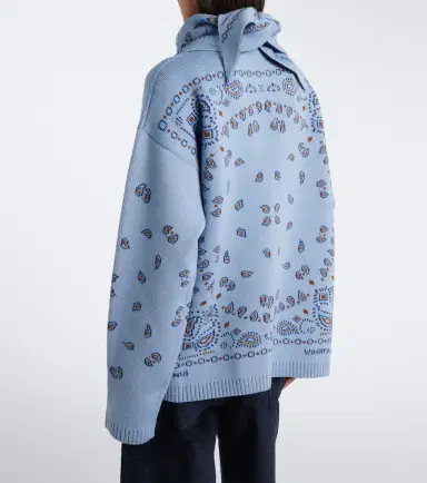 Alanui Bandana Jacquard virgin wool sweater | Thumbnail 4