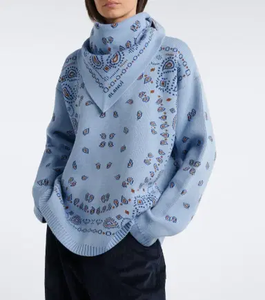 Alanui Bandana Jacquard virgin wool sweater | Thumbnail 5