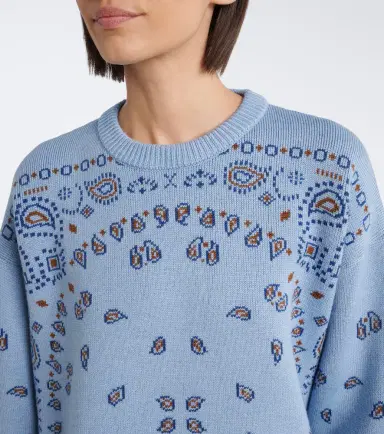 Alanui Bandana Jacquard virgin wool sweater | Thumbnail 6