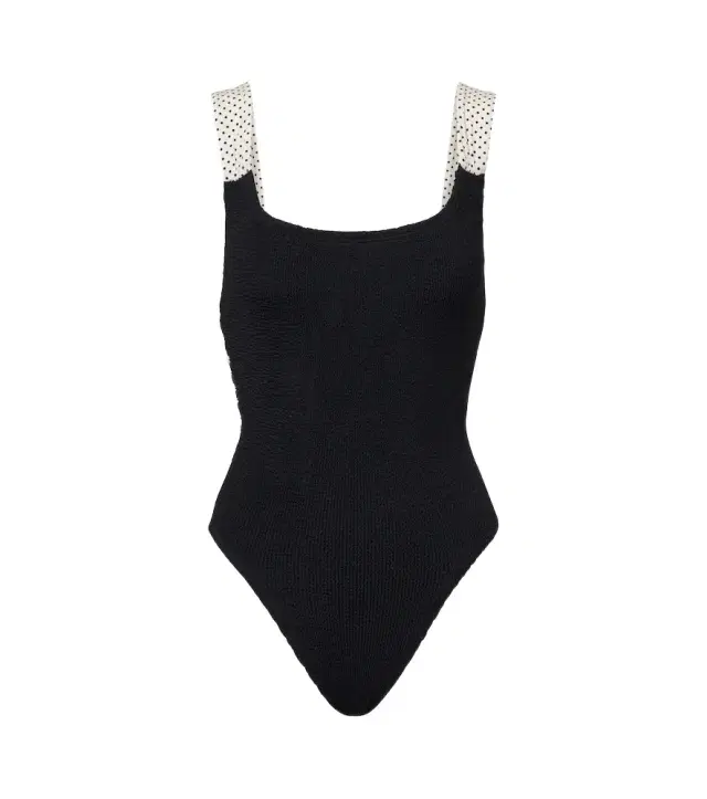 Hunza G Zoe polka-dot swimsuit