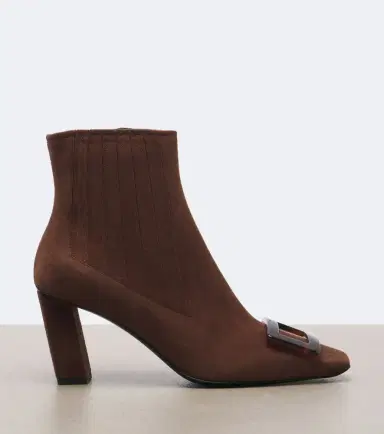 Roger Vivier Belle Vivier suede ankle boots | Thumbnail 2 Roger Vivier Belle Vivier suede ankle boots | Thumbnail 2