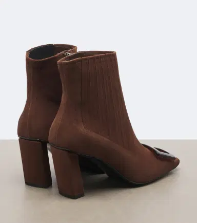 Roger Vivier Belle Vivier suede ankle boots | Thumbnail 3 Roger Vivier Belle Vivier suede ankle boots | Thumbnail 3