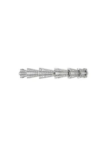 Wish Fine Jewelry 6.75ct Diamond 14K Gold Statement Bracelet | Thumbnail 1