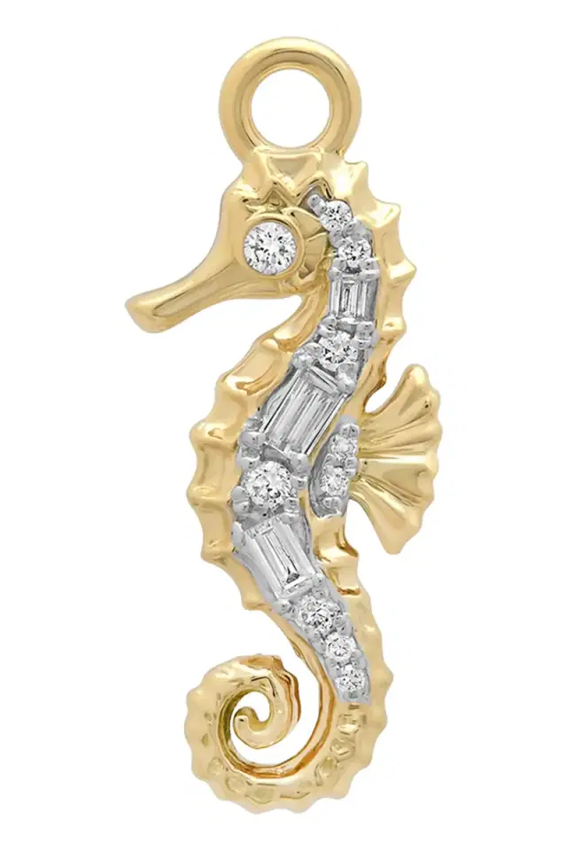 SARA WEINSTOCK Diamond Seahorse Pendant