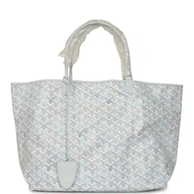 goyard Goyard Goyardine Polar Blue Saint Louis GM Tote Palladium Hardware | Thumbnail 1