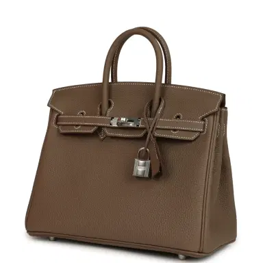 HERMÈS Hermes Birkin 25 Etoupe Togo Palladium Hardware | Thumbnail 5 HERMÈS Hermes Birkin 25 Etoupe Togo Palladium Hardware | Thumbnail 5