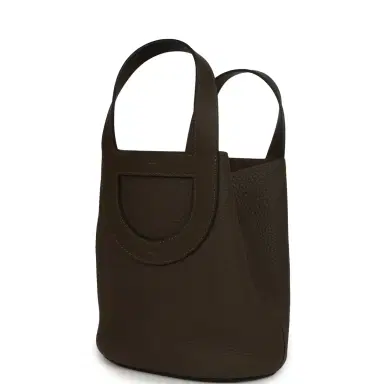 HERMÈS Hermes In-The-Loop 18 Vert Loden Clemence and Swift Gold Hardware | Thumbnail 5 HERMÈS Hermes In-The-Loop 18 Vert Loden Clemence and Swift Gold Hardware | Thumbnail 5