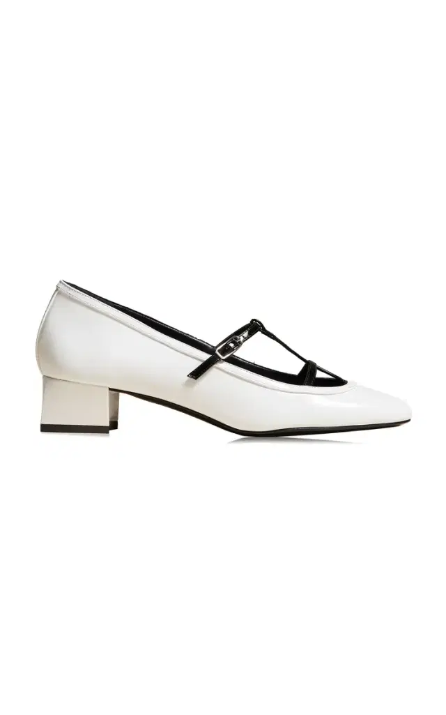 Khaite Fawn Patent Leather Pumps