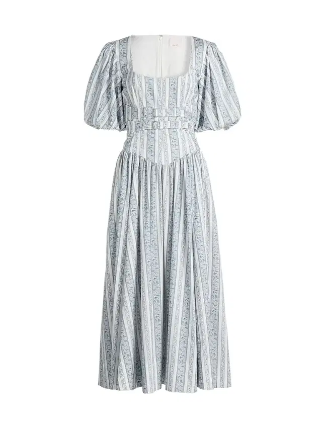 Cinq à Sept Women's Corvin Belted Midi Dress -  Marine Blue