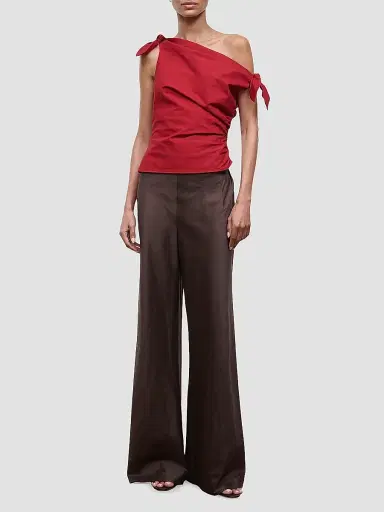 Staud Women's Bellaria Cotton-Blend Top | Thumbnail 2 Staud Women's Bellaria Cotton-Blend Top | Thumbnail 2