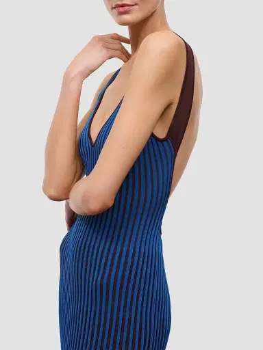 Staud Women's Claretta Gradient Rib Maxi Dress | Thumbnail 6 Staud Women's Claretta Gradient Rib Maxi Dress | Thumbnail 6