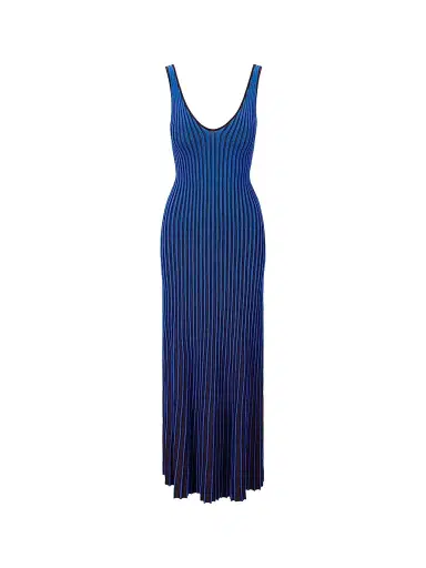 Staud Women's Claretta Gradient Rib Maxi Dress | Thumbnail 1 Staud Women's Claretta Gradient Rib Maxi Dress | Thumbnail 1