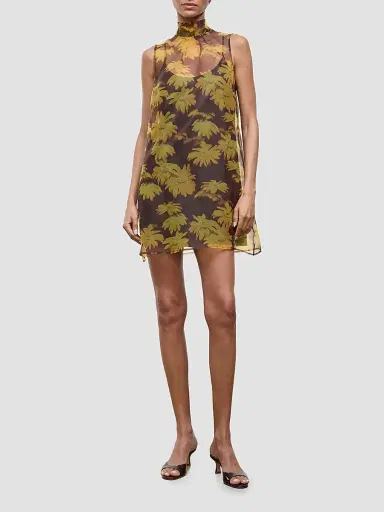 Staud Women's Albee Floral Mini Dress | Thumbnail 2 Staud Women's Albee Floral Mini Dress | Thumbnail 2