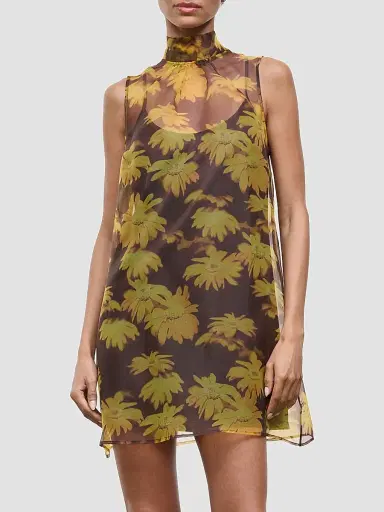 Staud Women's Albee Floral Mini Dress | Thumbnail 3 Staud Women's Albee Floral Mini Dress | Thumbnail 3