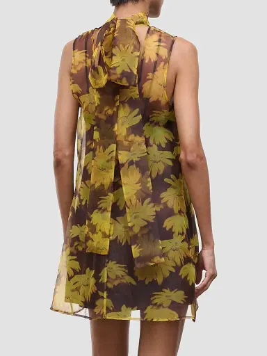 Staud Women's Albee Floral Mini Dress | Thumbnail 6 Staud Women's Albee Floral Mini Dress | Thumbnail 6