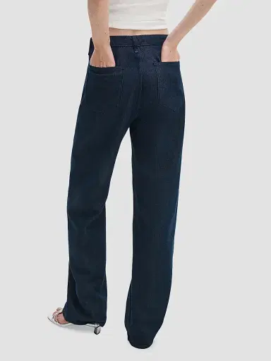 rag & bone Women's Phoebe Drawstring Jeans - Dusk Rinse - Size Small | Thumbnail 3