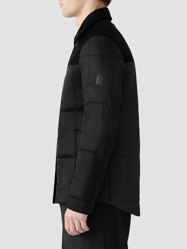 Mackage Men's Henrik Mixed-Media Suede Shirt Jacket - Black - Size 46 | Thumbnail 3 Mackage Men's Henrik Mixed-Media Suede Shirt Jacket - Black - Size 46 | Thumbnail 3