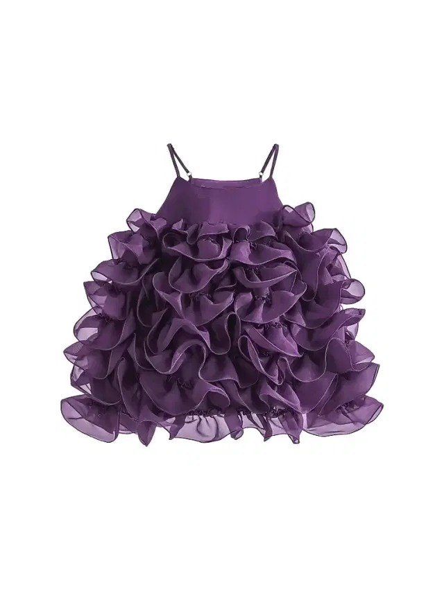 Tulleen Little Girl's & Girl's Vionara Dress - Purple